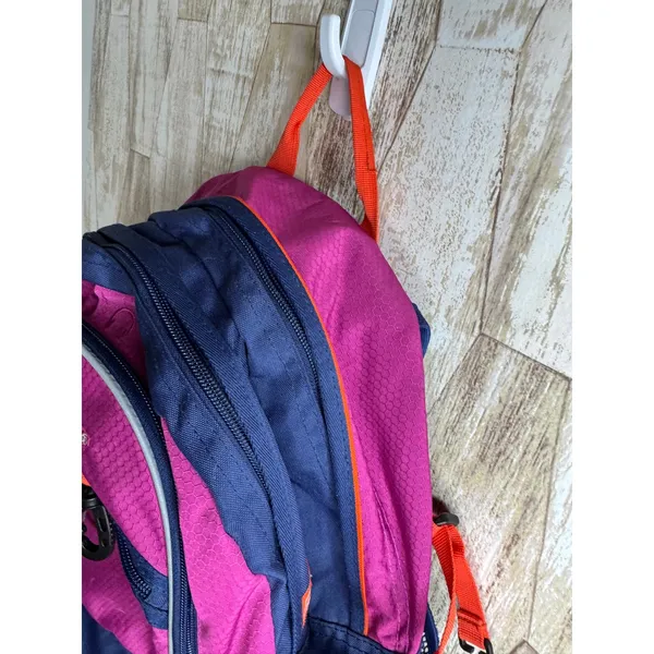 High‎ Sierra Suspension Strap System Backpack Pink Navy Blue School Travel Bag - Image 2