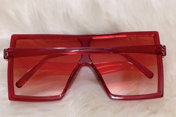 Red Oversized Sunglasses - Image 2