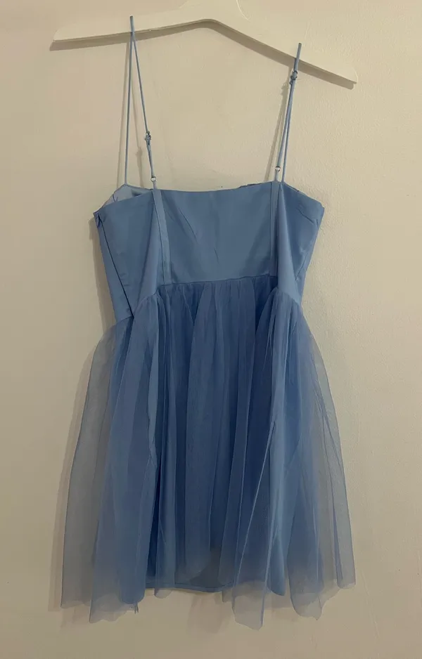 Selfie Leslie Blue Mini Dress - Image 3