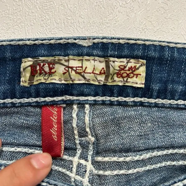 BKE Denim Women’s 29x31 Distressed Bootcut Jeans - Image 3