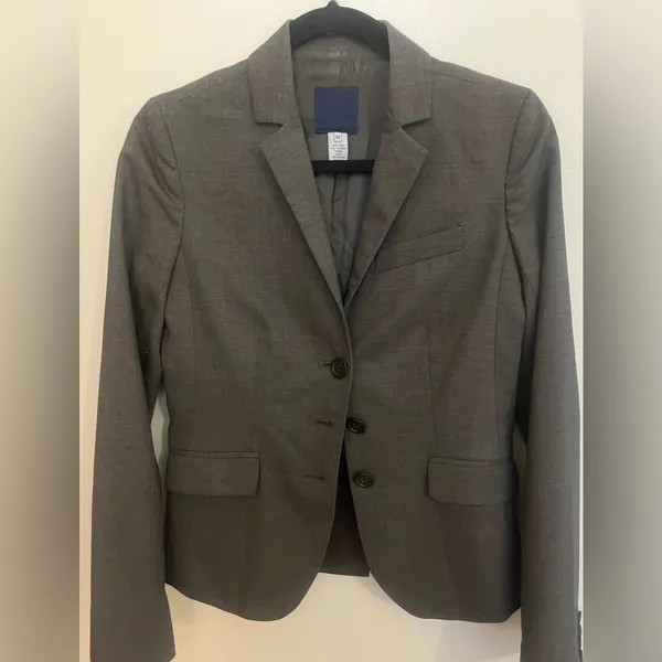 J Crew 96% Wool Woman's‎ Blazer Size 2T - Image 5