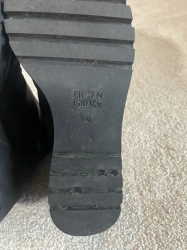 Eileen Fisher Casey Tumbled Nubuck Wedge Bootie‎ Size 6 - Image 11