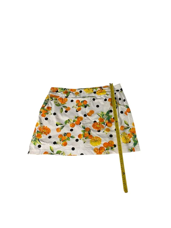 Zac & Rachel 22W Citrus Fruit Floral Polka Dot Pull On Skort Golf Resort Plus - Image 8
