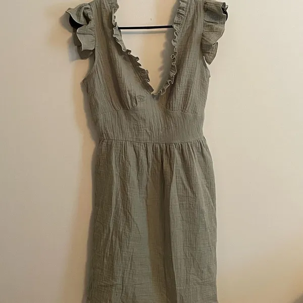 Olive Green Dress - Image 3