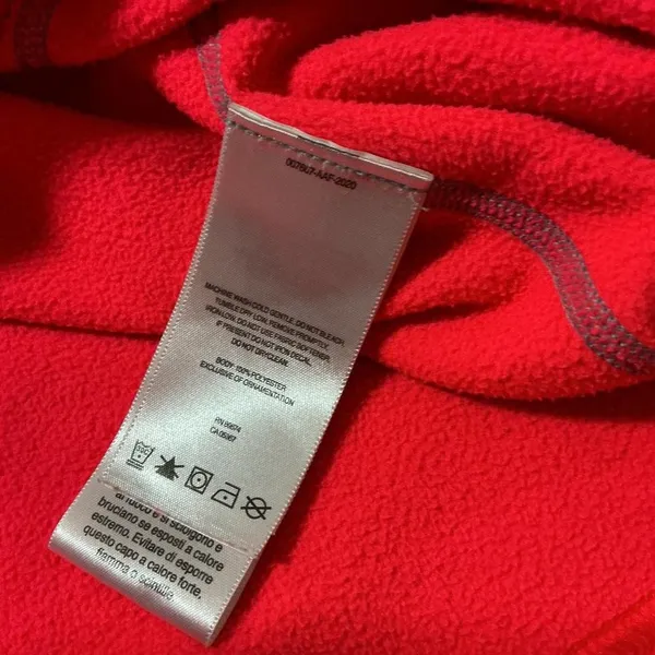 Mountain Hardwear Fleece Quarter‎ Zip Pullover Red Women's M Baselayer Outdoor - Image 4