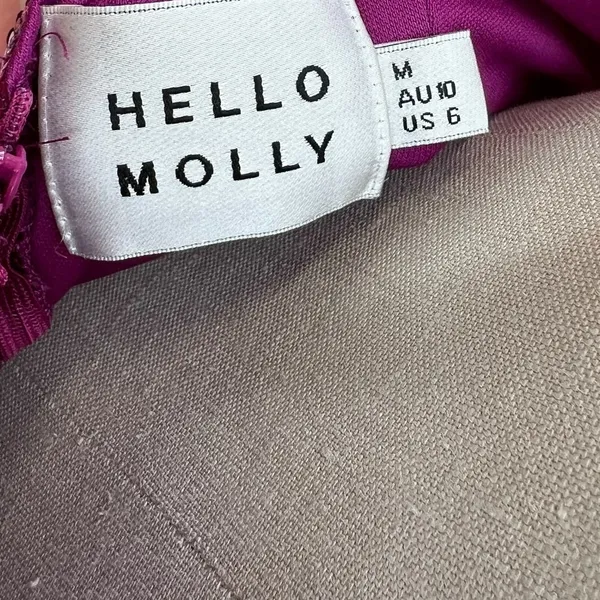 Hello Molly Citadel Skies‎ Sequin Mini Dress Fuchsia Purple Pink Size US 6 - Image 12