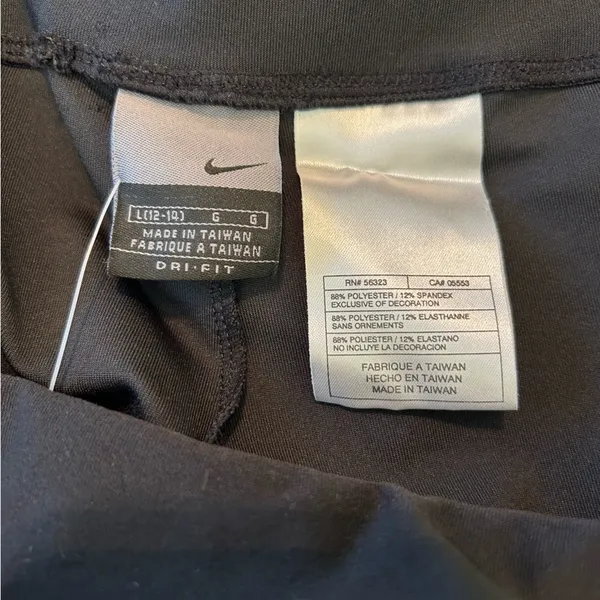 Nike Low-Rise Women’s Workout Pants 224172‎ Large (12-14) Black Yoga Running NWT - Image 9