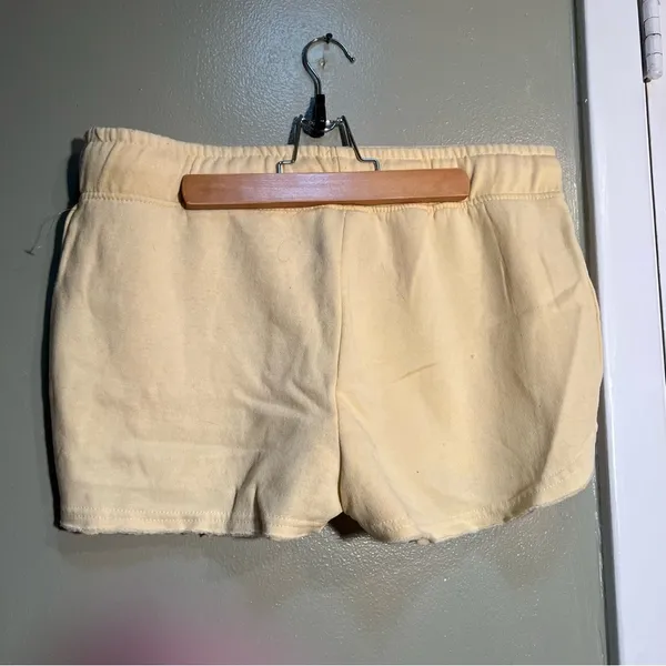 Salty Wave Collection Women's Size‎ XL Sweat Shorts Butter Yellow Topsail Island - Image 5