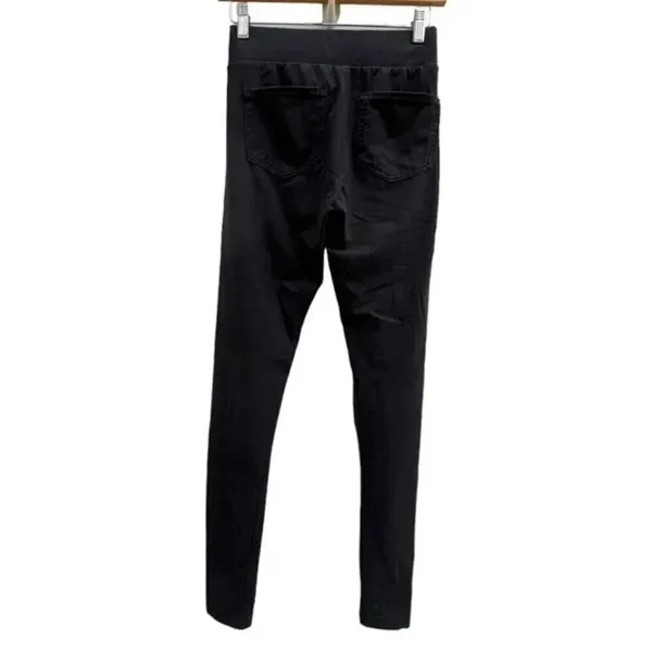 LOGO Layers Lori Goldstein Size XXS Knit Legging Black Back Pockets A346676​​​‎ - Image 5