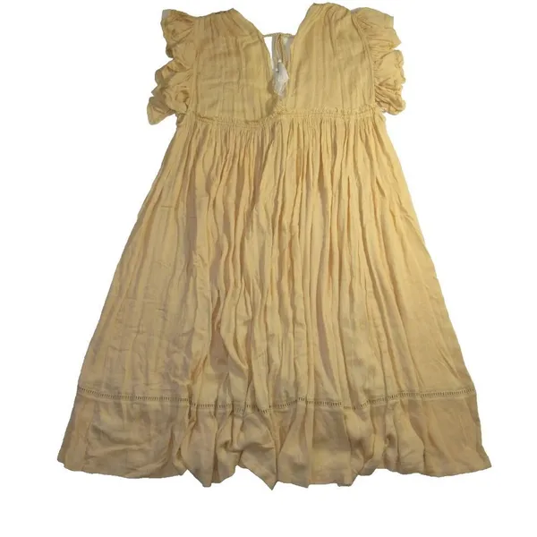 NWT Free People Will Wait For You Midi in Garbanzo Bean Combo Dress XS - Image 8