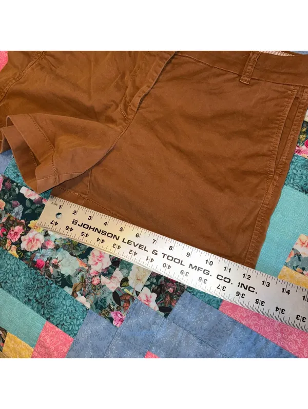 J.Crew $70 Woman’s Size 8 W 32 Stretch brown Summer chino shorts - Image 9