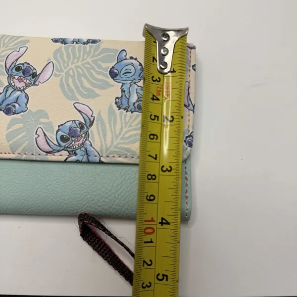 Loungefly Disney Lilo & Stitch Palm Leaves Passport Crossbody Bag Wallet Set - Image 12