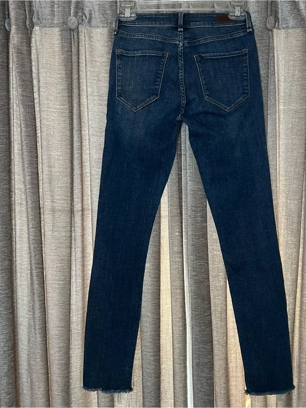 Abercrombie & Fitch Harper Low Rise Ankle Distressed Skinny Jeans Size 25 - Image 9