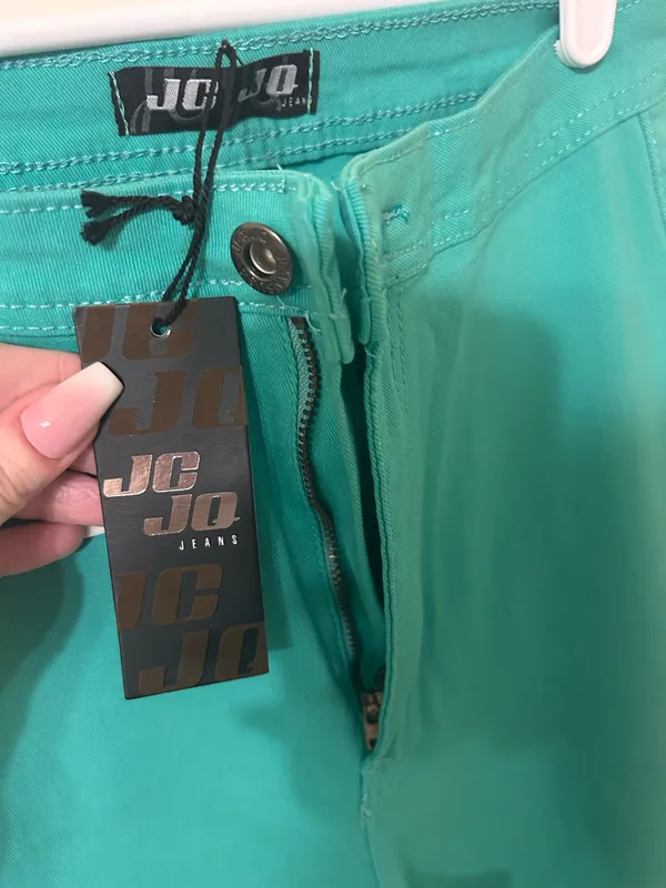 JC JQ bell bottom jeans green nwt Size L - Image 2