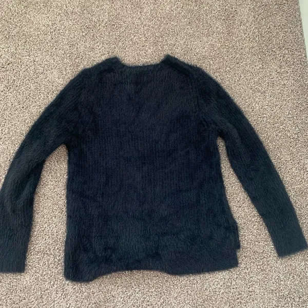 Banana republic eyelash ribbed black sweater - Image 6
