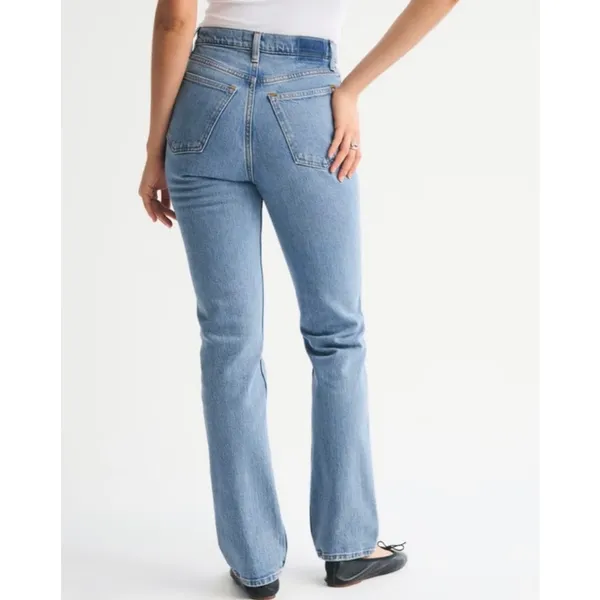 Abercrombie 90s Slim Straight Ultra High Rise Jeans NWT - Image 5