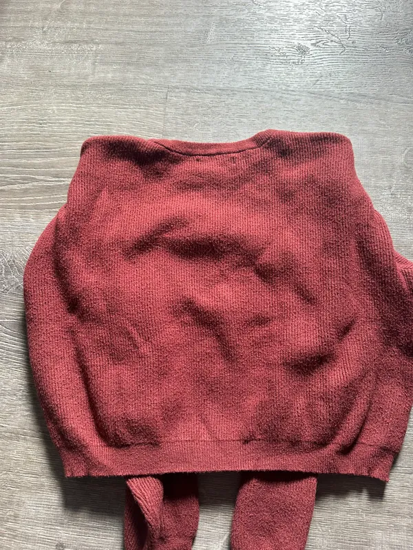 PacSun Maroon Cropped Sweater - Image 2