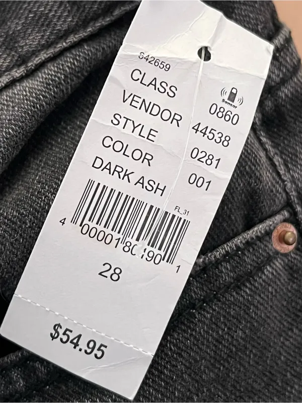 PacSun Ultra High Rise Slim Jeans Faded Black 28 - Image 5
