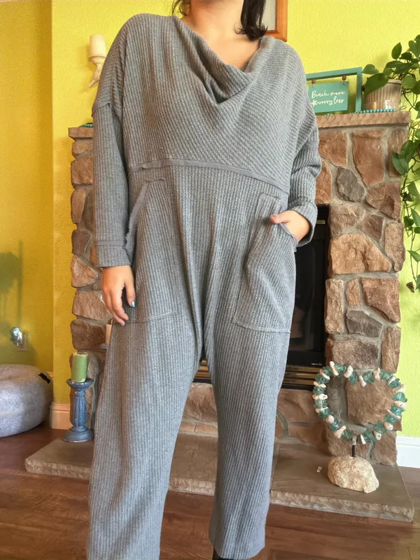 Free People Kickback Fall Jumpsuit  - Image 8