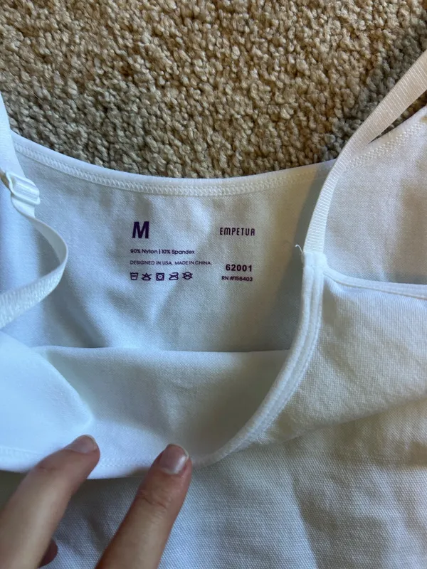 White Cami Top Size M - Image 3