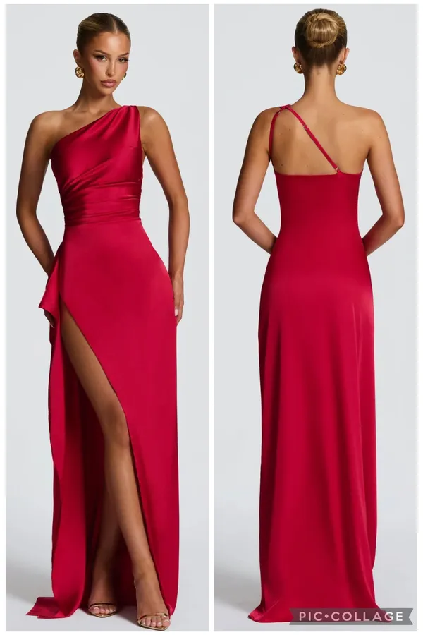 Babyboo Ariel Maxi Dress Red Size Small Cocktail Gown - Image 2