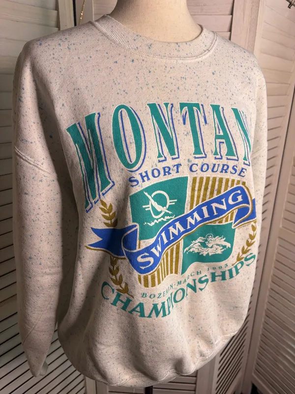 Vintage Jerzees Sweatshirt Montana Sport Club - Image 2
