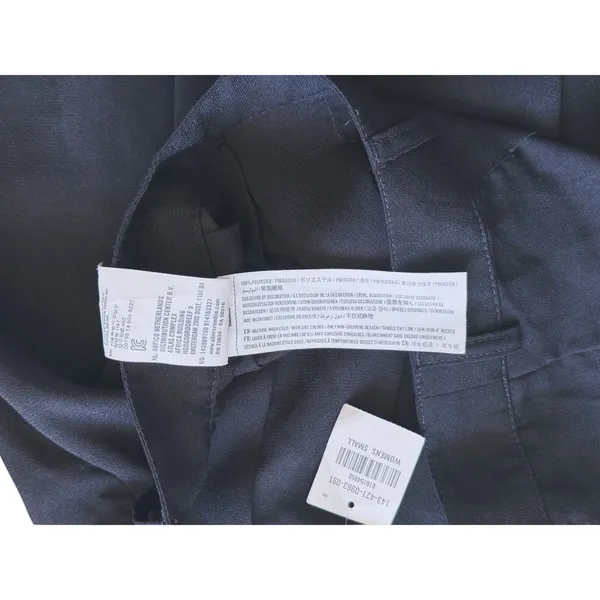 NWT Vintage Y2K Abercrombie Preppy Pleated Mini Skirt Small Black Schoolgirl 90s - Image 7