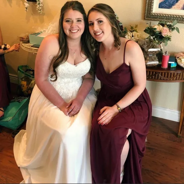 David's Bridal Bridesmaid Formal / Prom Dress - Image 3