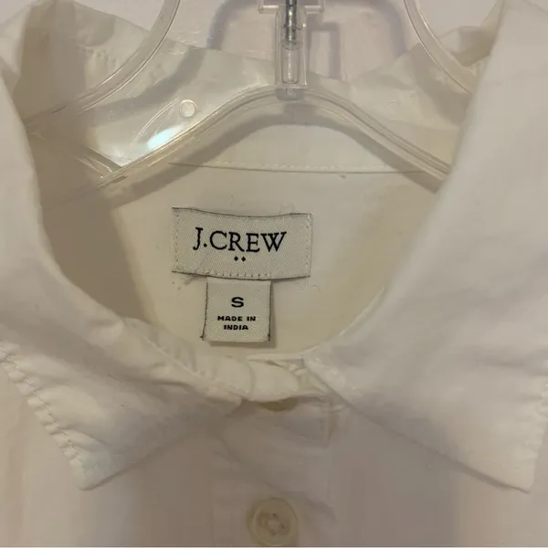 J Crew Button-up cotton poplin shirt in signature fit - Image 3