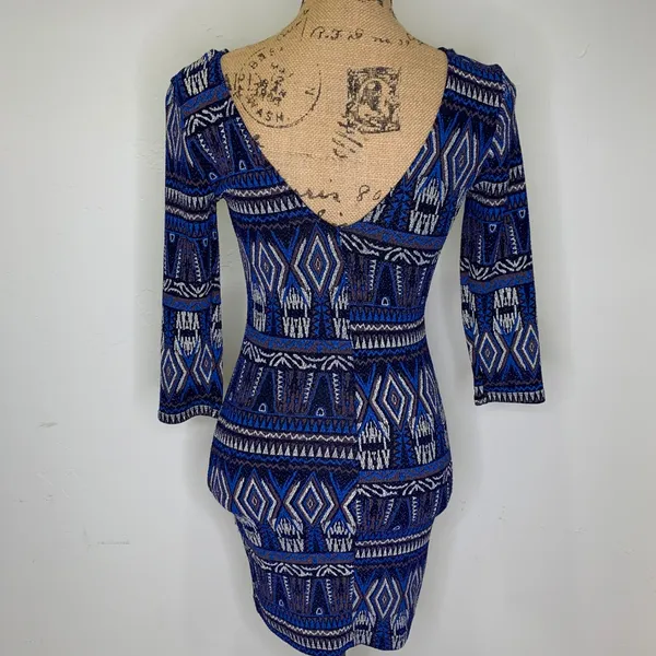 Millibon Blue‎ Sparkle Shirt Dress - Image 2