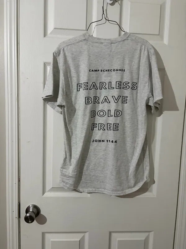 White tshirt Gray Size M - Image 2