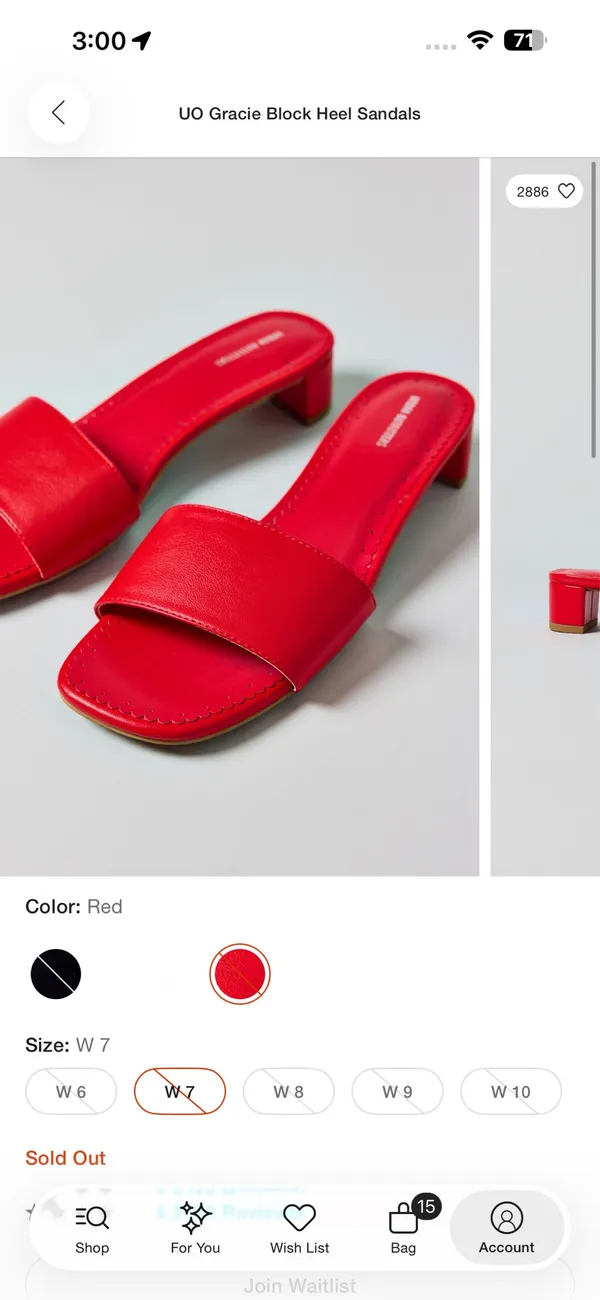 Urban Outfitters block heel sandals red - Image 5