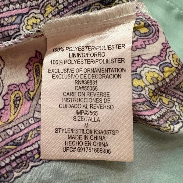 Baby Phat Paisley Bustier Top M Y2K Corset Boho‎ Coquette Fairycore Festival - Image 10