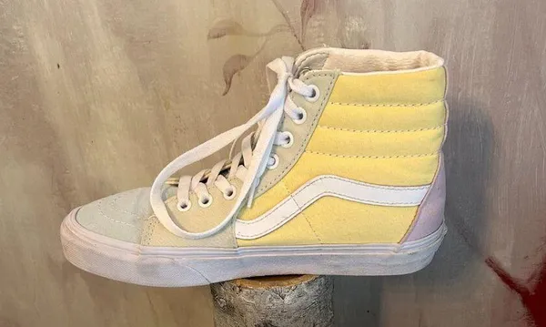 Vans Sk8-Hi Pastel Color Block Shoe Women's Size 7 Hi Top Skater Fashion Sneaker - Image 3