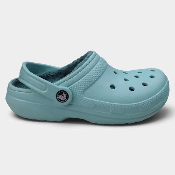 Crocs Classic Lined Clog Aqua Blue M4 W6 - Image 2