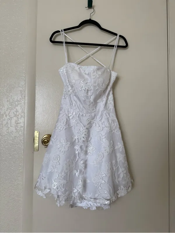Windsor Joanna Sequin Lace Party Dress Size L - Image 3