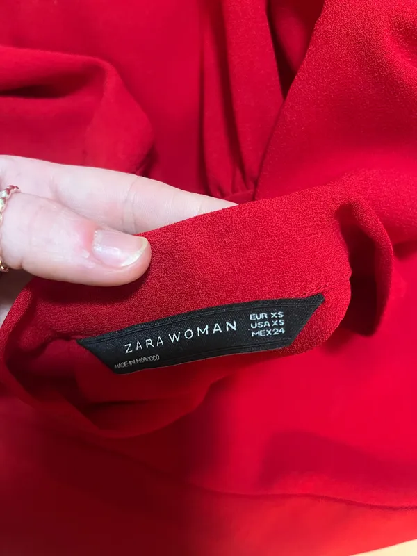 Zara red dress - Image 5