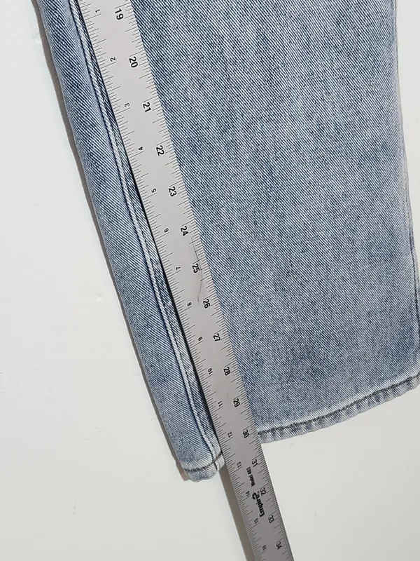 PacSun Light Wash 90s Boyfriend Jeans with High Slits Size 24 - Image 8