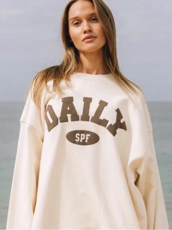 NIB Daily drills x Sunbum oversized Crewneck limited edition size xs/s - Image 3