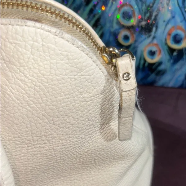 Kate Spade Emerson Cream Pebbled Leather 2 Way Top Handle Satchel - Image 7