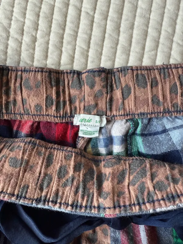 Aerie Sleep Shorts Plaid - Image 3