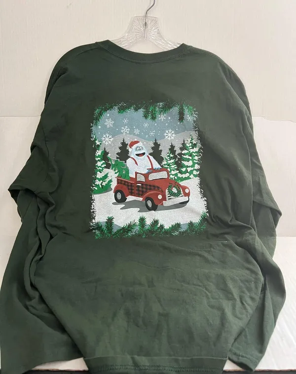 Rudolph The Red Nose Reindeer “Bumbles Christmas Trees” Christmas T Shirt - Image 3