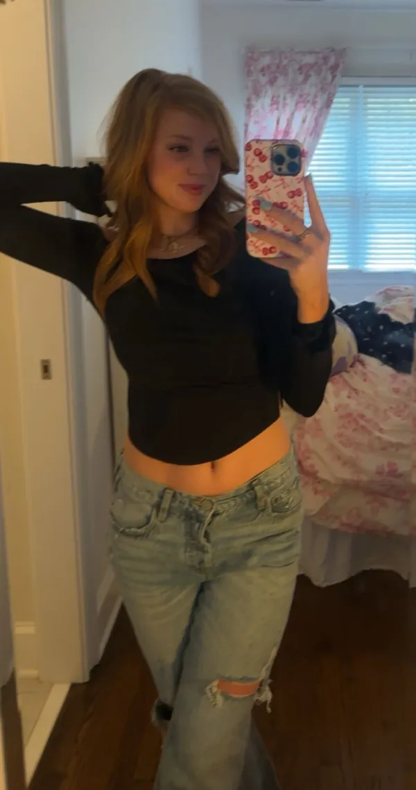 White Fox Boutique Top Black Crop Off-Shoulder - Image 2