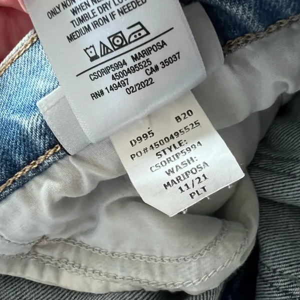 Joe's Jeans The Luna High Rise Straight Ankle Jeans Mariposa Wash size 30 - Image 6