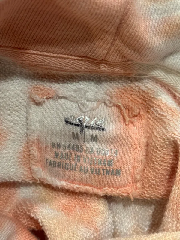 Aerie Oversized Tie Dye Hoodie in Pink/Orange - Image 4
