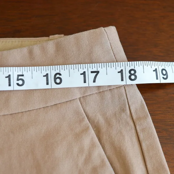 J.Crew Chino Pants Womens 14S Tan Brown Straight Leg‎ Stretch Cotton Style 22861 - Image 9