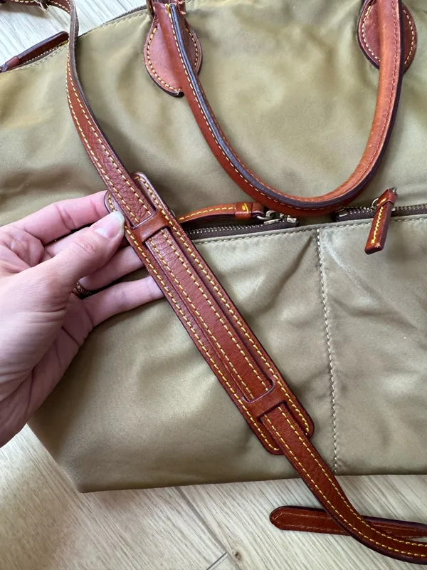 Dooney & Bourke Crossbody Nylon Leather Large Bag - Image 4