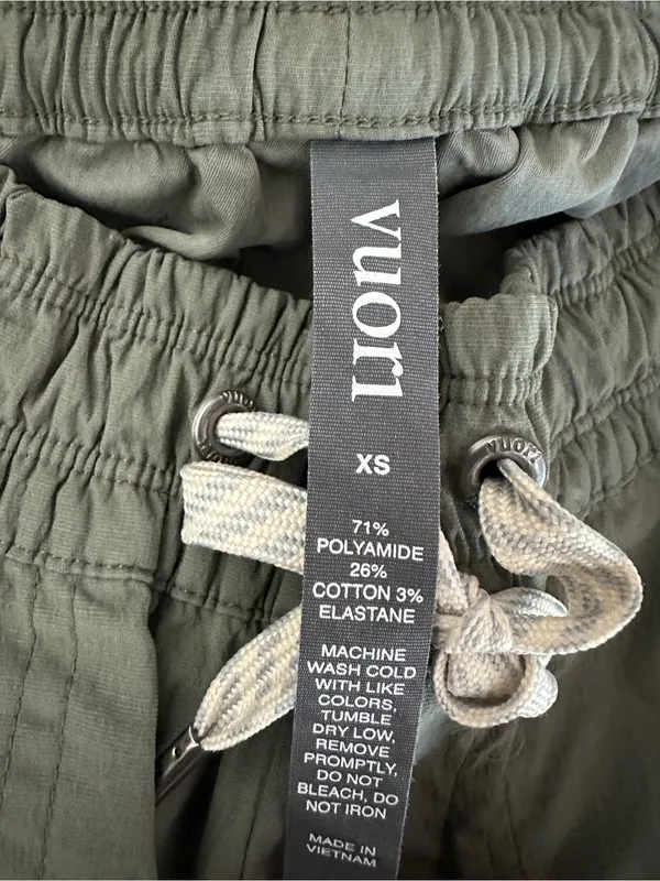 273. Vuori Birch Joggers Army Green sz xs nwot - Image 4