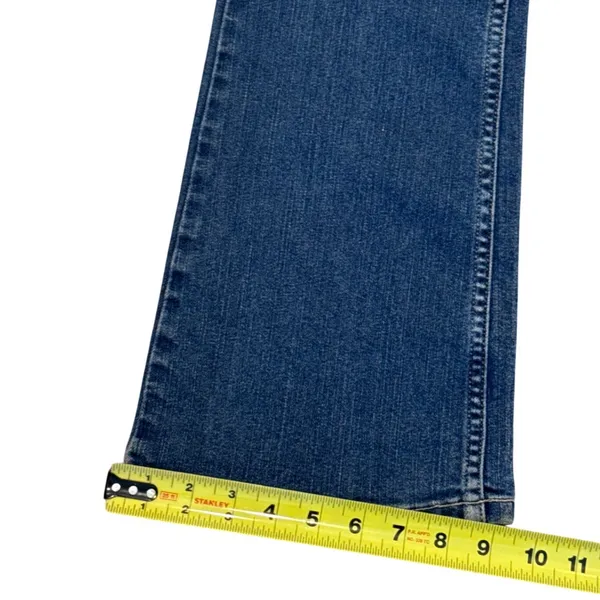 American Eagle Low Rise Y2K Bootcut Jeans Medium Wash Blue Denim Size 4 Reg - Image 6
