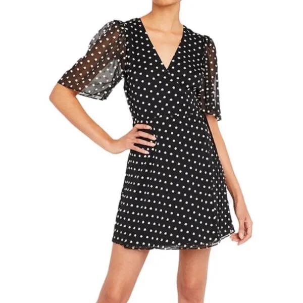 Alice + Olivia Sandra Daisy Wrap Dress 4 - Image 3